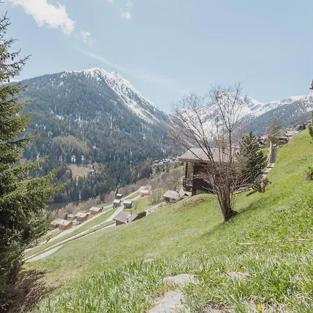 Avec Vue Sur Les Montagnes Daire Grimentz